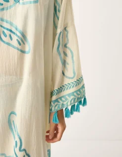 Pam Palm Print Kaftan