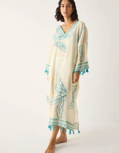 Pam Palm Print Kaftan