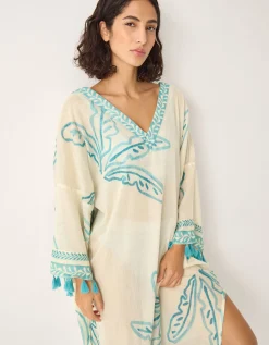 Pam Palm Print Kaftan