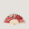 Patti Patchwork Foldable Fan