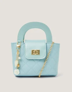 Pearl Charm Quilted Bag