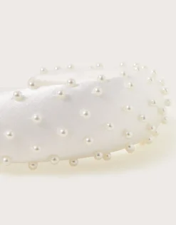 Pearl Padded Bridal Headband
