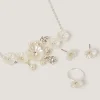 Pearly Flower Jewellery Set
