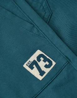 Plain Cuffed Trousers Blue