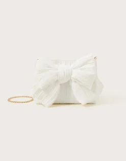 Pleated Bow Bag