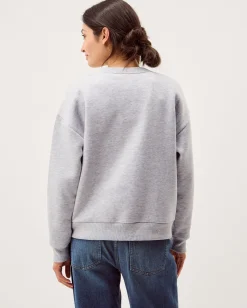 Portobello Road Slogan Sweatshirt Grey