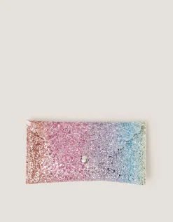 Rainbow Glitter Sunglasses Case
