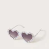 Rhinestone Heart Sunglasses