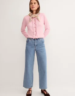 Ruby Frill Cardigan Pink