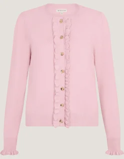 Ruby Frill Cardigan Pink