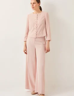 Ruth Scallop Jacket Pink