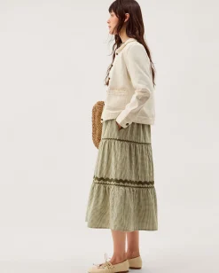 Sadie Frill Denim Jacket Natural