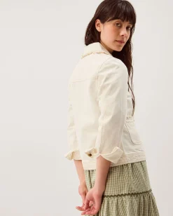 Sadie Frill Denim Jacket Natural