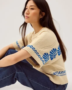 Safi Shell Knit Jumper Ivory