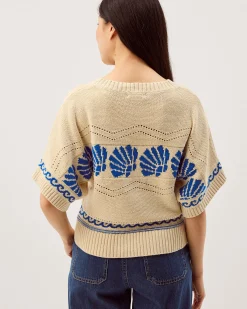 Safi Shell Knit Jumper Ivory