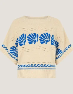 Safi Shell Knit Jumper Ivory