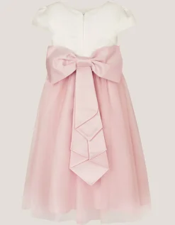 Satin Bridesmaid Dress Pink