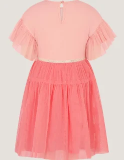 Sequin Unicorn Disco Dress Pink