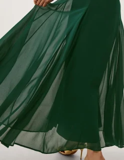 Sienna Embellished Maxi Dress Green