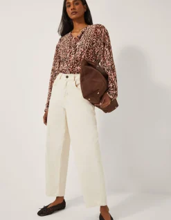 Sisi Animal Print Blouse Pink