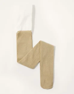 Sparkly Metallic Tights Gold