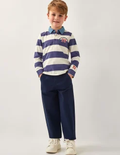 Straight Chino Trousers Blue