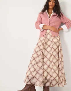 Suki Stitch Cardigan Pink