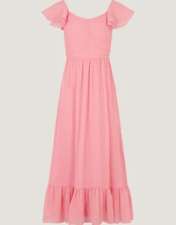 Sully Tie Back Prom Dress Orange