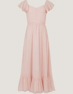 Sully Tie Back Prom Dress Pink