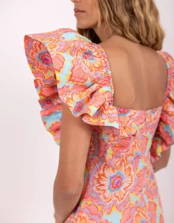 Sundress Aryel Ruffle Maxi Dress Multi