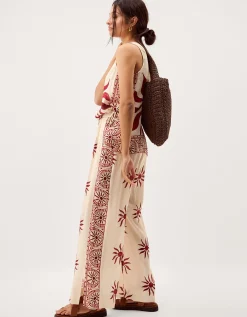 Sunnie Wide Leg Beach Trousers Ivory
