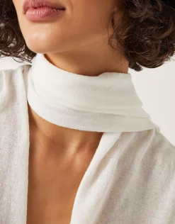 Suri Sheer Wrap Blouse Ivory