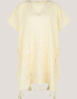 Suzie Tassel Kaftan Cover Up Yellow