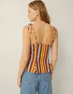 Sydney Stripe Cami Top Yellow