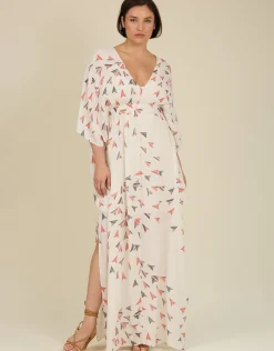 Tallulah and Hope Salina Kaftan White