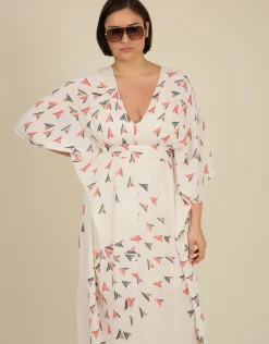 Tallulah and Hope Salina Kaftan White