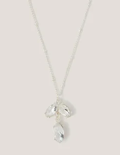 Teardrop Gemstone Pendant Necklace