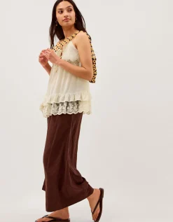 Tessa Lace Swing Top Ivory