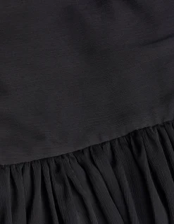 Texas One-Shoulder Prom Dress Black