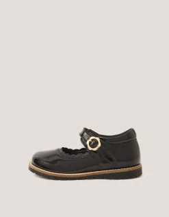 Toddler Leather Mary Janes Black