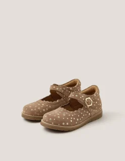 Toddler Leather Mary Janes Gold