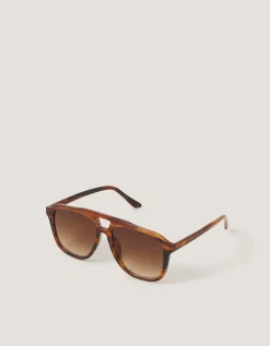 Tort Aviator Sunglasses