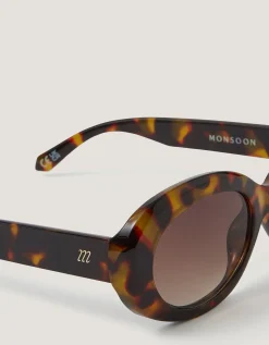 Tort Oval Sunglasses