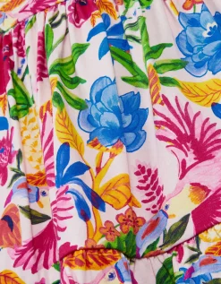 Tropical Print Jersey Dress Multi