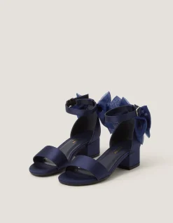 Two-Part Bow Heels Blue