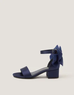 Two-Part Bow Heels Blue