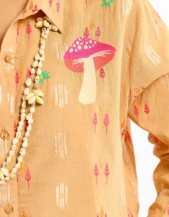 Wild Charlie Jacquard Shirt Orange