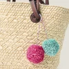 Yvie Woven Raffia Basket Bag